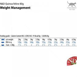 N&D Cat Quinoa Weight Management 80 гр