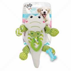 AFP Любимата играчка на малкото кученце, крокодил, зелен