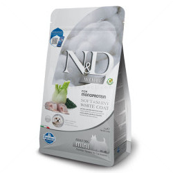 N&D White Dog Spirulina 2 кг Adult Mini, Sea bass and fennel