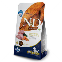 N&D Brown Dog Spirulina 2 кг Adult Mini, Lamb and carrot