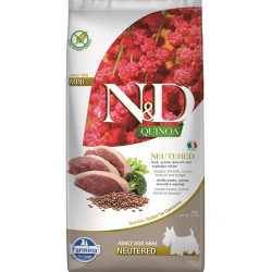 N&D Dog 7 кг Quinoa Mini Neutered Duck, broccoli and asparagus