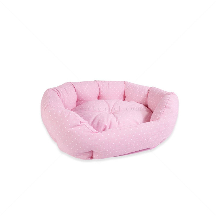 FERRIBIELLA Dot - овално легло на точици, розово
