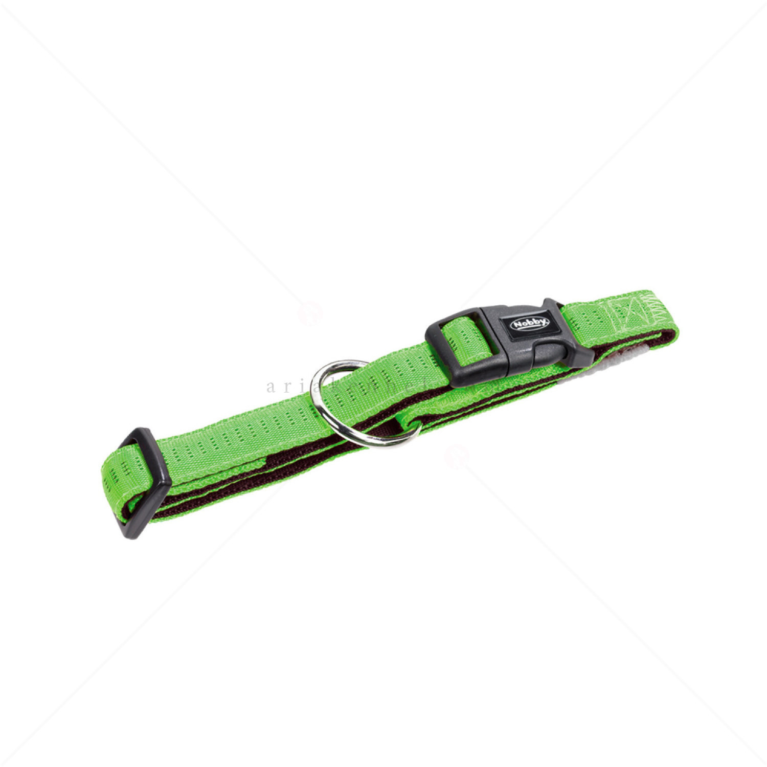 Нашийник, NOBBY Soft Grip, 15 мм/25-35 см, светлозелен