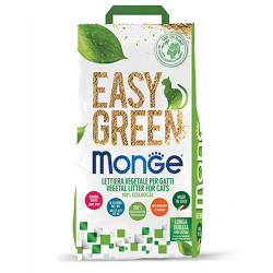 MONGE 10 л Easy Green 100% екологична тоалетна за котки, порчета и влечуги