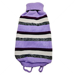Плетен пуловер поло Модел 101, HAPPY PUPPY, M, 30-32 см