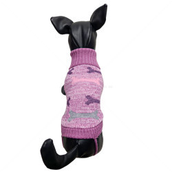 Плетен пуловер поло Модел 94, HAPPY PUPPY, XXS, 18-20 см
