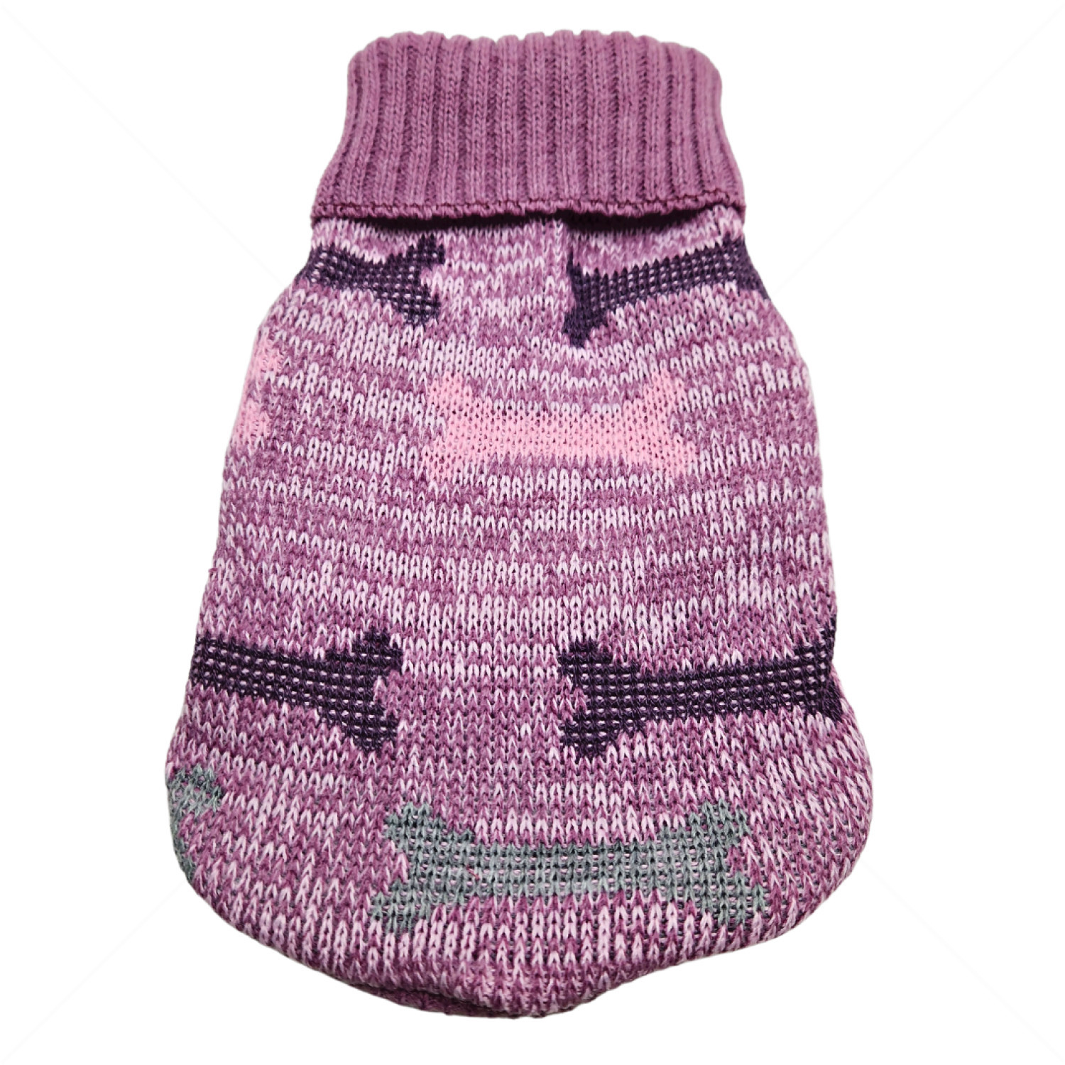 Плетен пуловер поло Модел 94, HAPPY PUPPY, XXS, 18-20 см