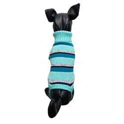 Плетен пуловер поло, размер XXS, HAPPY PUPPY, модел 111