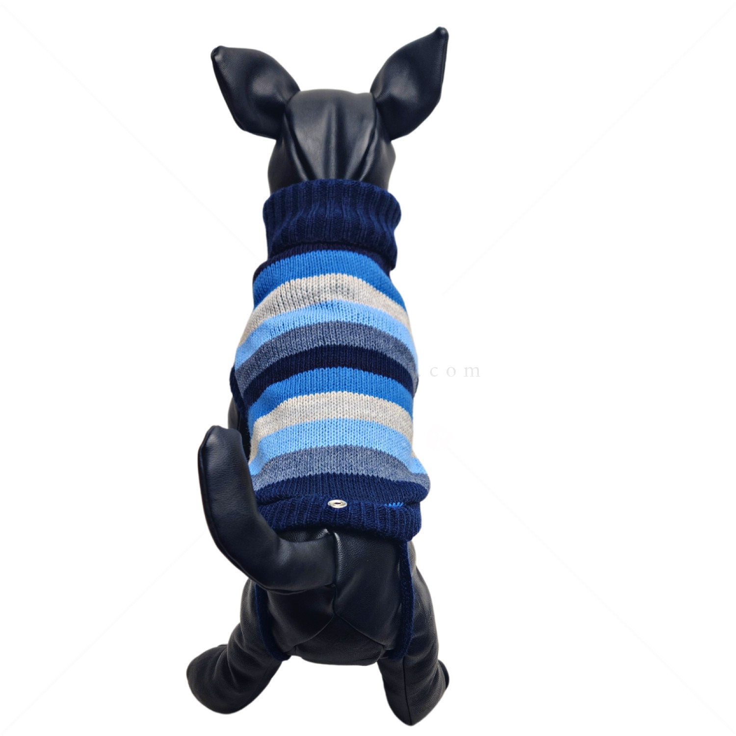Плетен пуловер поло с дъждобран, размер M, HAPPY PUPPY, модел 25