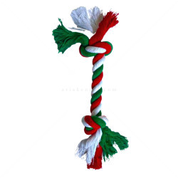 Играчка от памучно въже, ANIPRO, вързан кокал