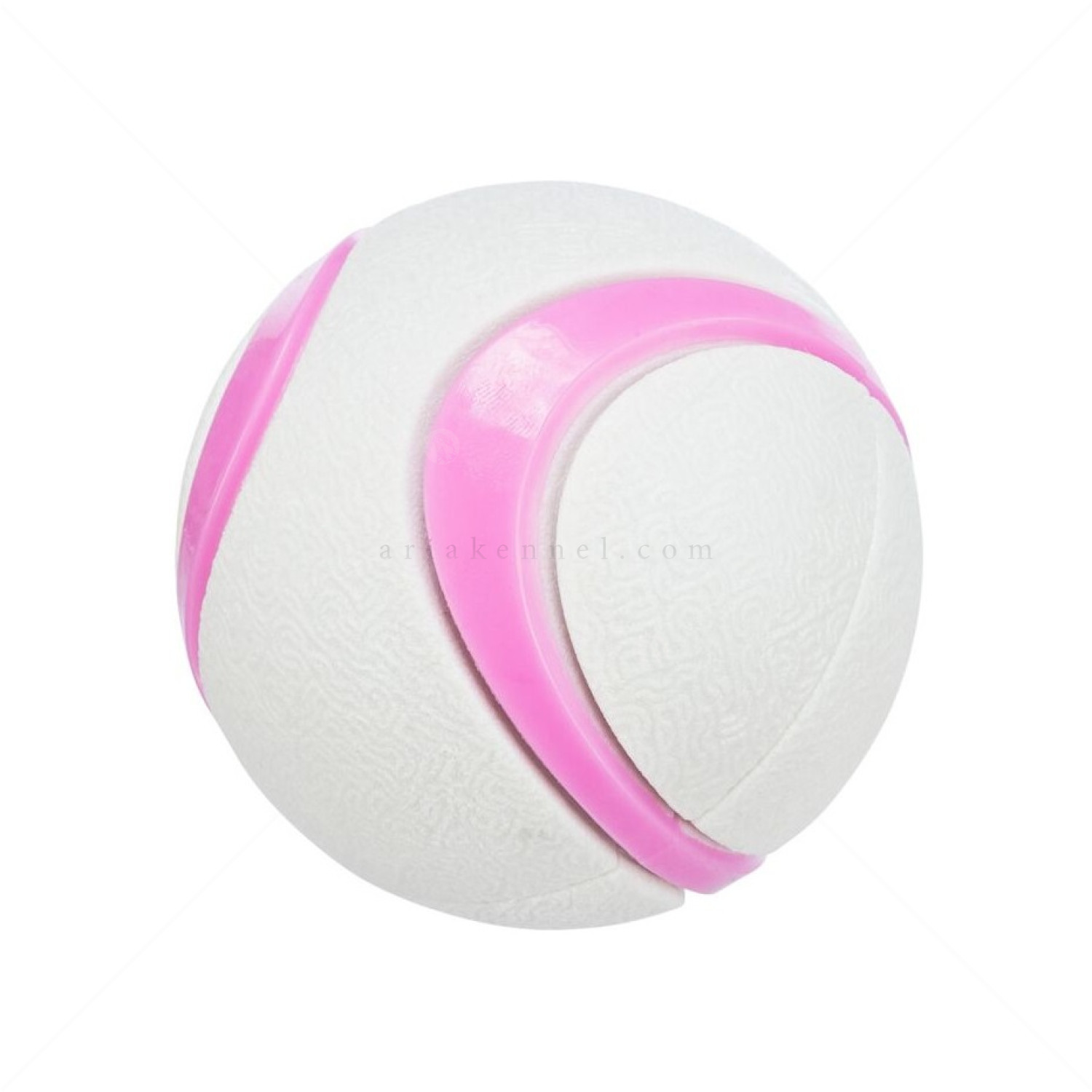 Топка от термопластична гума TRIXIE в бяло и розово