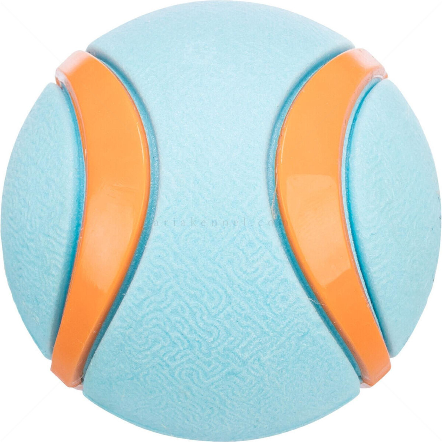 Топка от термопластична гума TRIXIE в синьо и оранжево