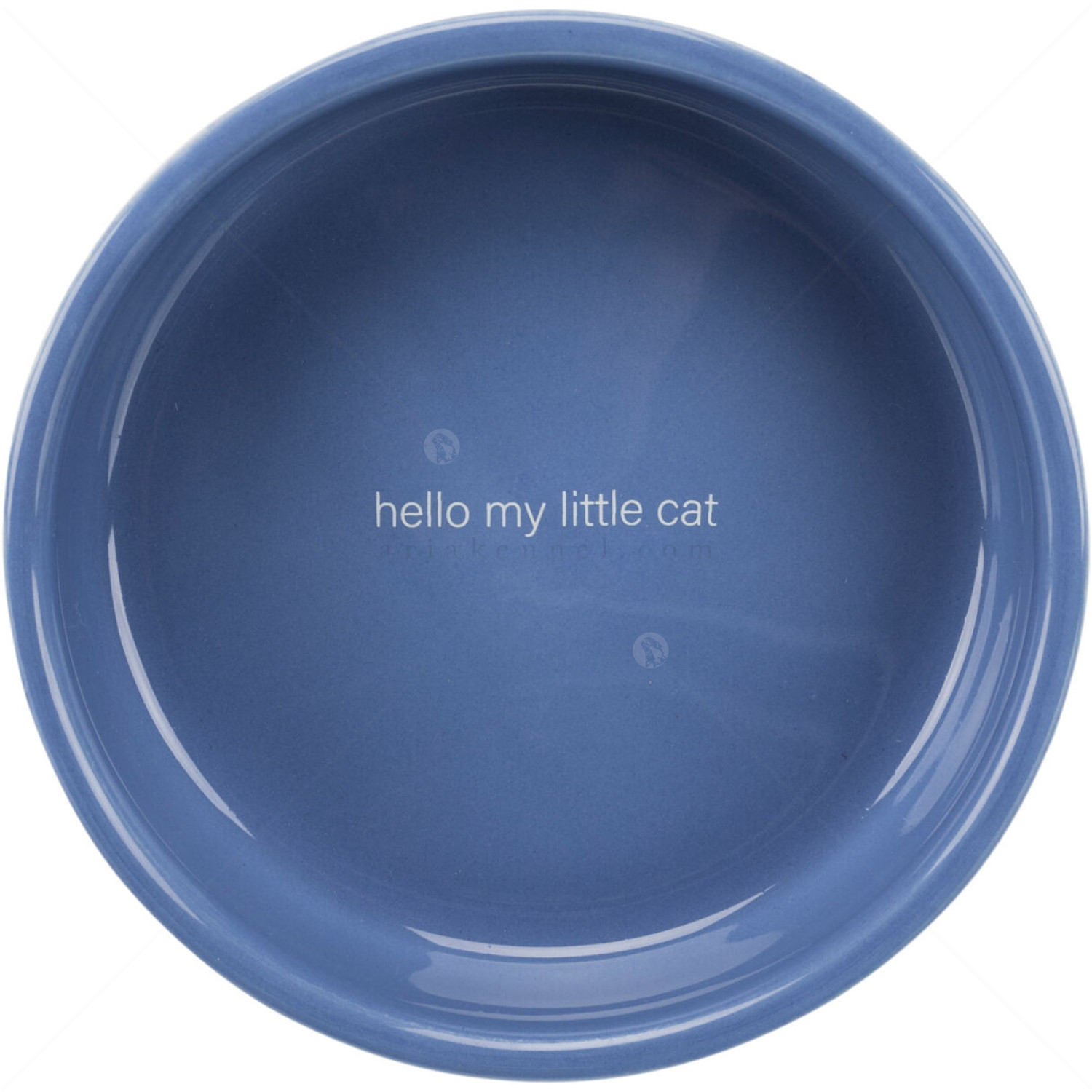 Керамична купа Hello My Little Cat TRIXIE, синя, 15 см