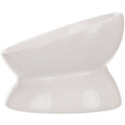 Ергономична керамична купа, TRIXIE, бяла, 13 см