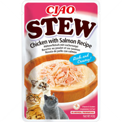 INABA Stew Пилешка яхния и сьомга 40 гр