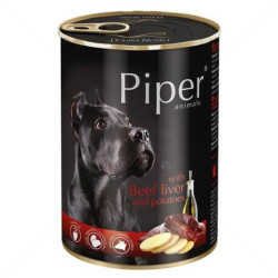 Piper Premium Adult 400 гр с телешки дроб и картофи