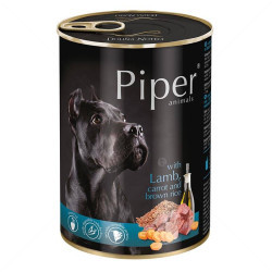 Piper Premium Adult 400 гр с агнешко месо, морков и кафяв ориз