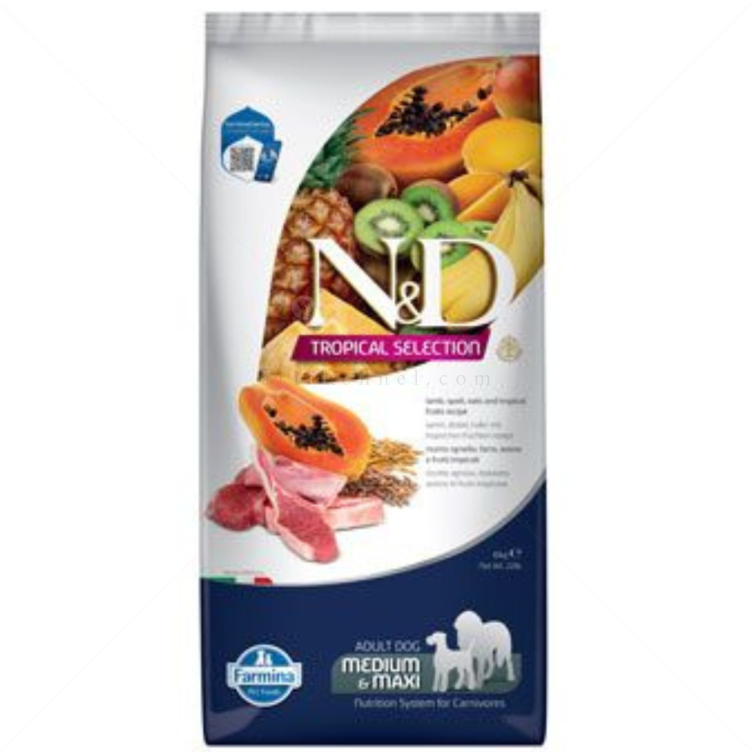 N&D Dog 10 кг Adult Medium&Maxi Lamb Tropical Selection