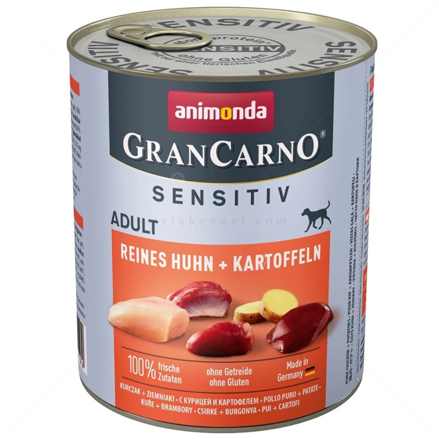 GranCarno Sensitive 800 гр Reines Huhn & Kartoffeln