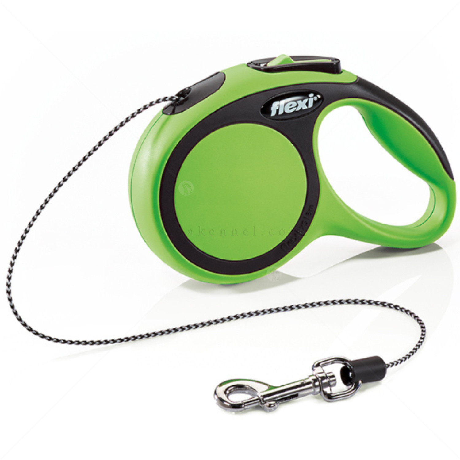 FLEXI Comfort Black XS въже – Автоматичен повод, зелен