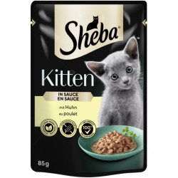 SHEBA Kitten 85 гр с пилешко месо в сос грейви