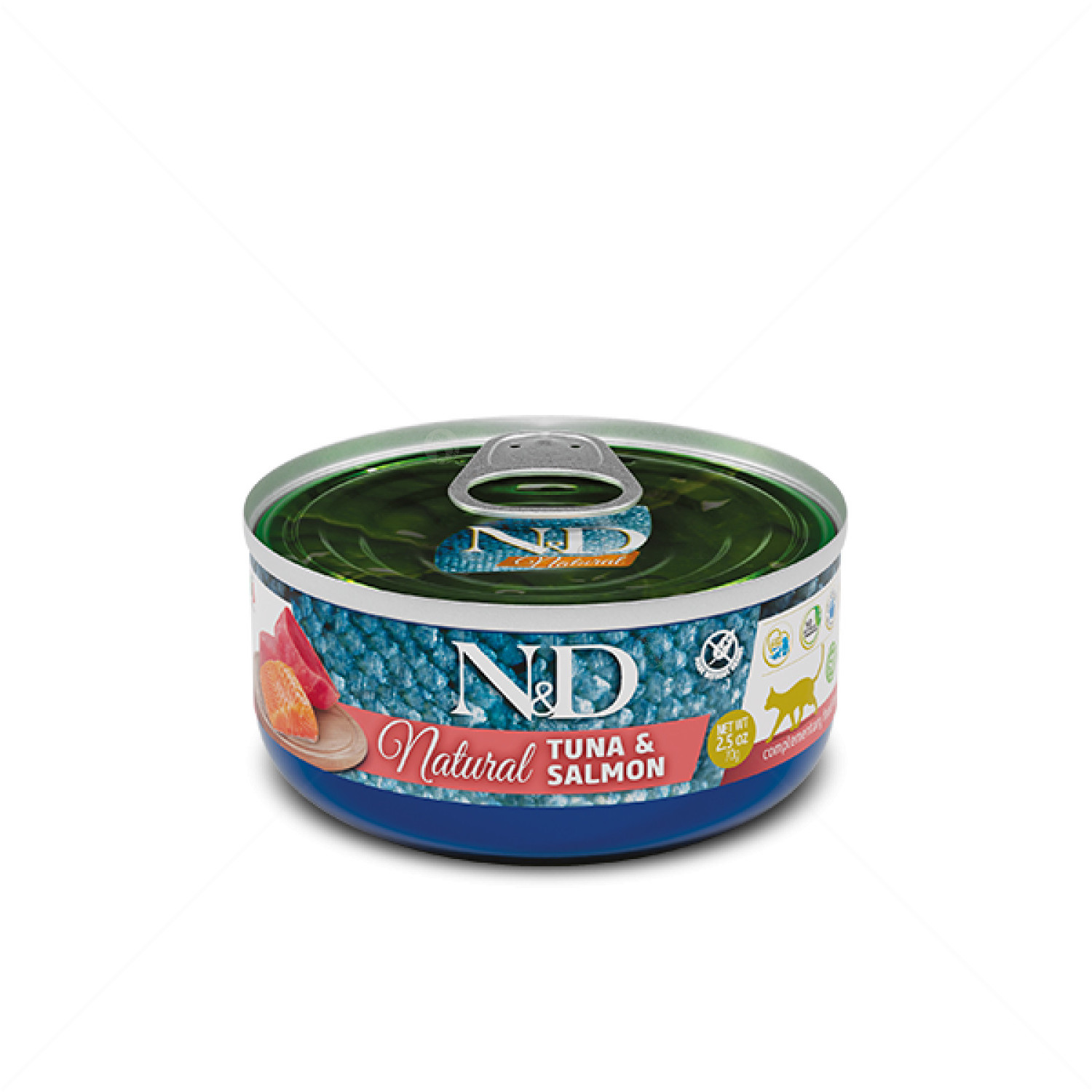 N&D Cat 6х70 гр Natural Fish Trio Menu