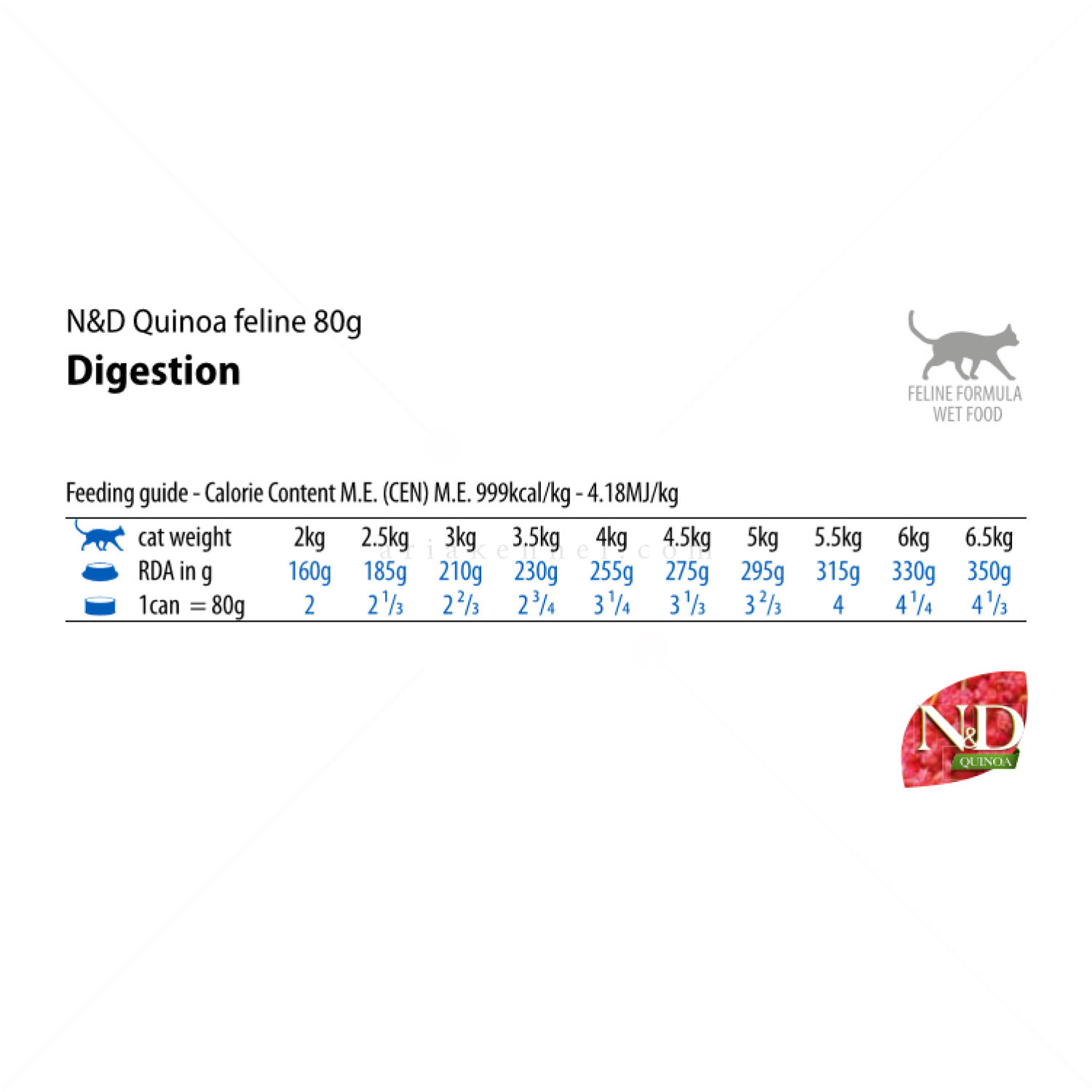 N&D Cat Quinoa Digestion 80 гр