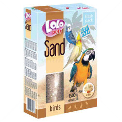 Пясък с мидени чeрупки за птици LOLO PETS