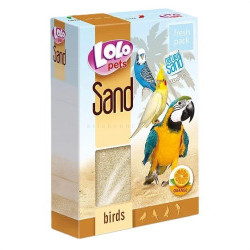 Пясък с портокалов аромат за птици LOLO PETS