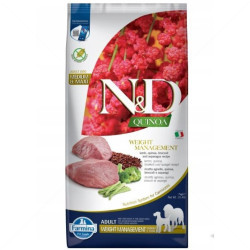 N&D Dog 7 кг Quinoa Medium&Maxi Weight Management Lamb, broccoli and asparagus