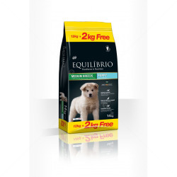 EQUILIBRIO Puppy Medium Breeds 12+2 кг