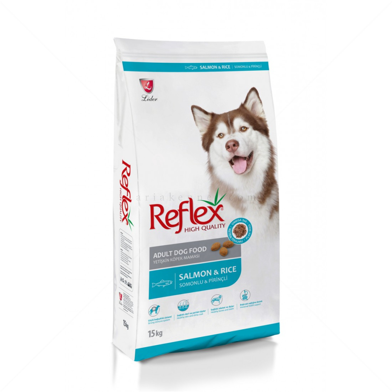 REFLEX Salmon & Rice Adult Dog 15 кг