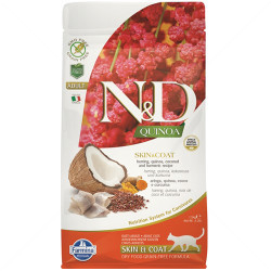 N&D Cat 1.500 кг. Quinoa Skin & Coat Herring
