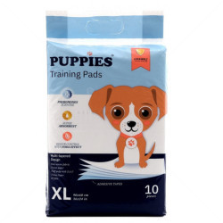 PUPPIES Хигиенни подложки/Пелени за кучета, размер XL, 10 бр.