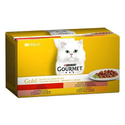 GOURMET Gold 4х85 гр. Хапки в сос