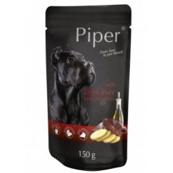 Piper Premium Adult 150 гр. с телешки дроб и картофи