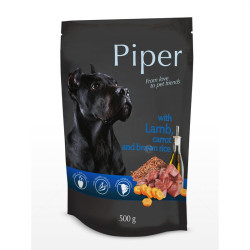 Piper Premium Adult 500 гр. с агнешко месо, морков и кафяв ориз