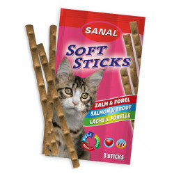 SANAL Soft Sticks 3 бр. Солети със сьомга и пъстърва