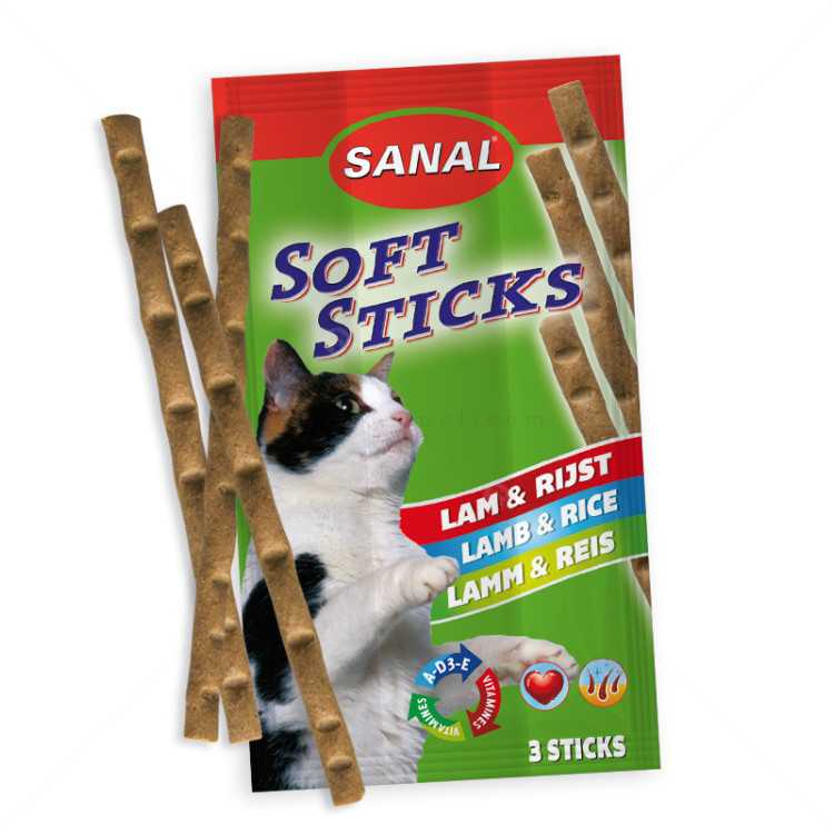 SANAL Soft Sticks 3 бр. Солети с агнешко месо и ориз