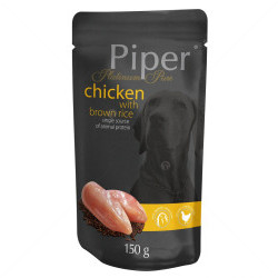 Piper Platinum Pure SP Adult 150 гр. с пилешко месо и кафяв ориз