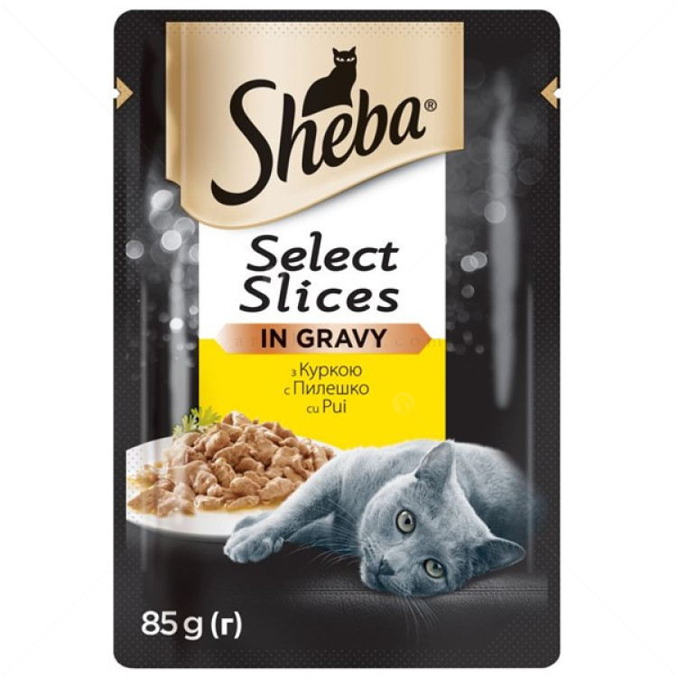 SHEBA Adult 85 гр. с пилешко месо в сос
