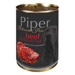 Piper Platinum Pure Adult 400 гр с телешко месо и кафяв ориз