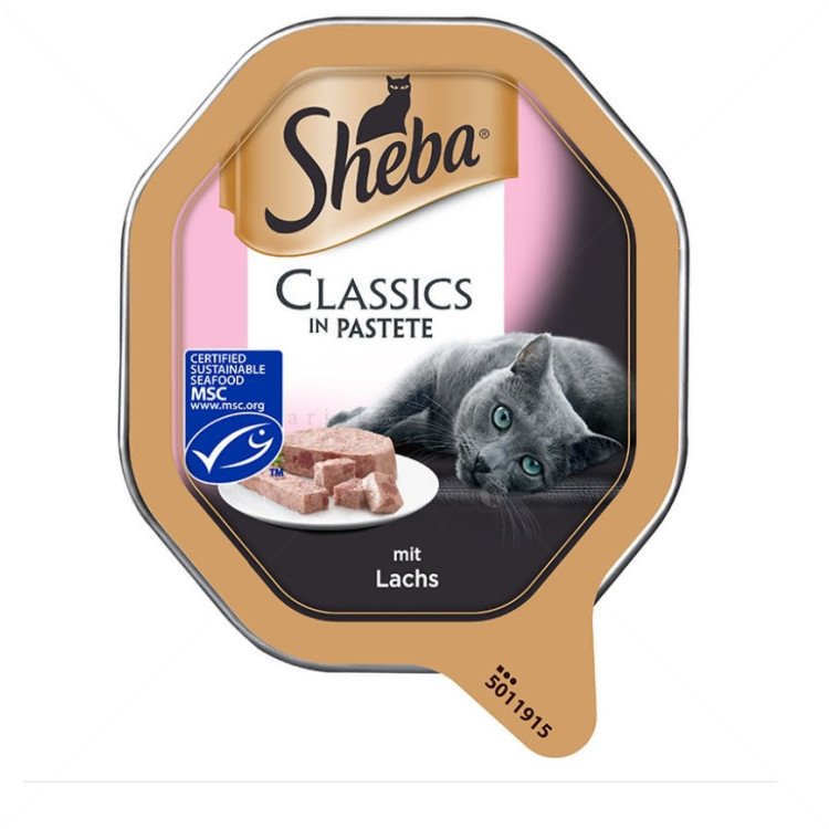 SHEBA Classics 85 гр. Adult пастет със сьомга