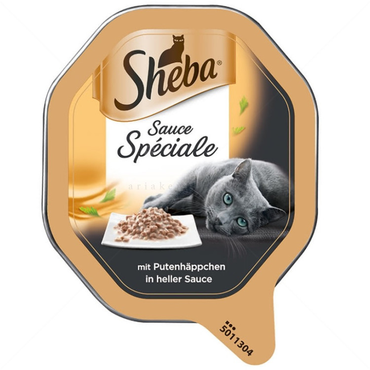 SHEBA Sauce Speciale 85 гр. Adult късчета пуешко месо в бял сос