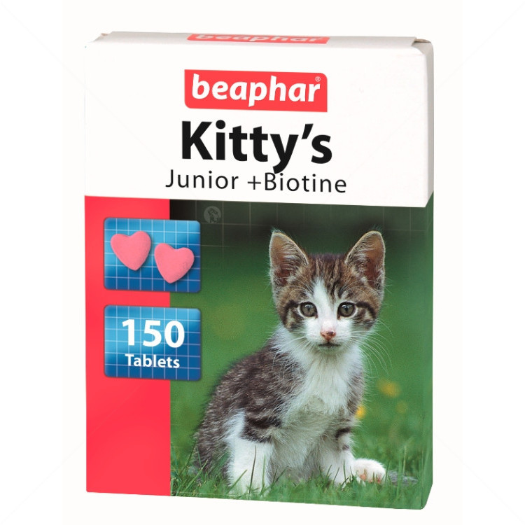 BEAPHAR Kitty’s Junior витамини, 150 бр.