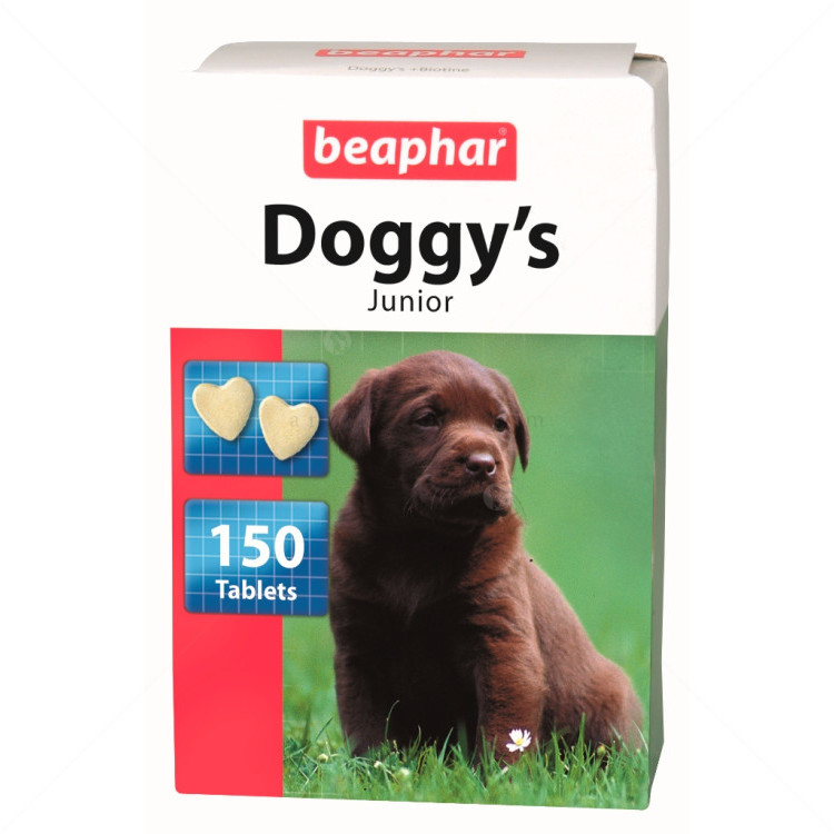BEAPHAR Doggy’s Biotin Junior витамини, 150 бр.