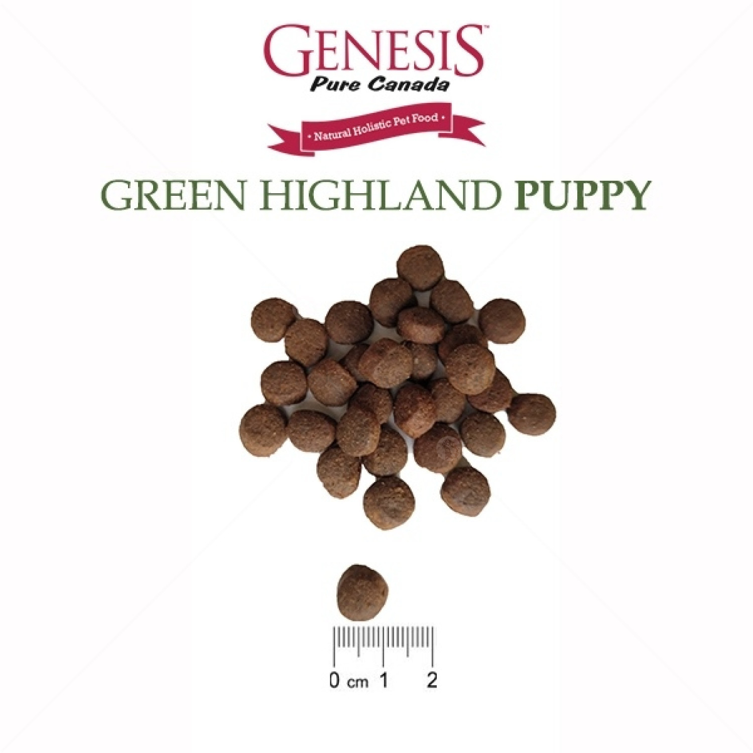 GENESIS Pure Canada Puppy Green Highland 11.790 кг.