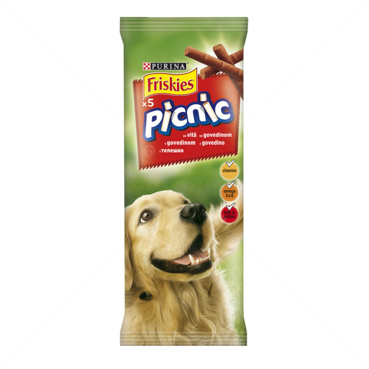 FRISKIES Dog Picnic Солети с телешко месо 42 гр./5 бр.