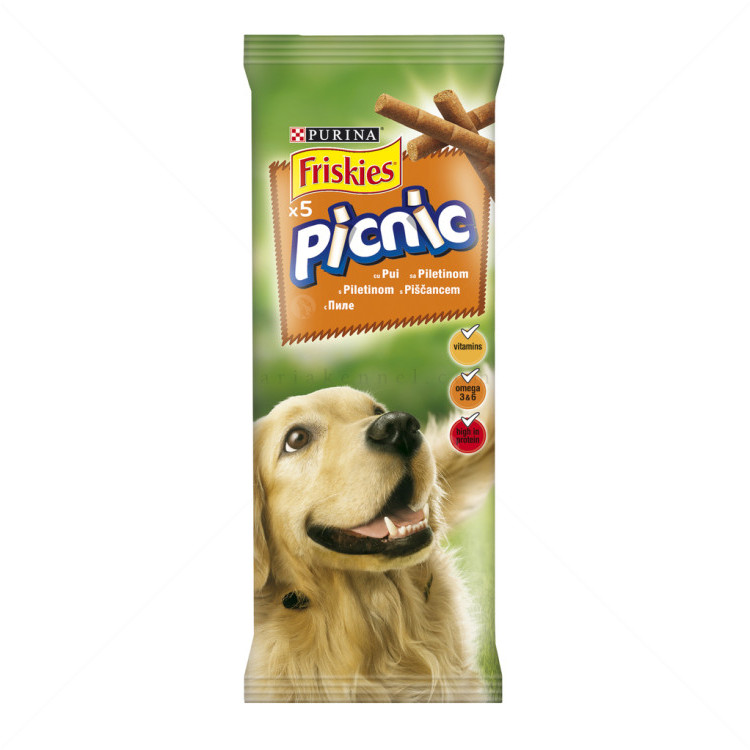 FRISKIES Dog Picnic 42 гр./5 бр. Солети с пилешко месо