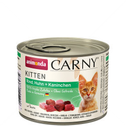 ANIMONDA Carny 200 гр. Kitten пилешко и заешко месо